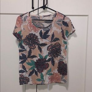 Ann Taylor Factory Floral Top